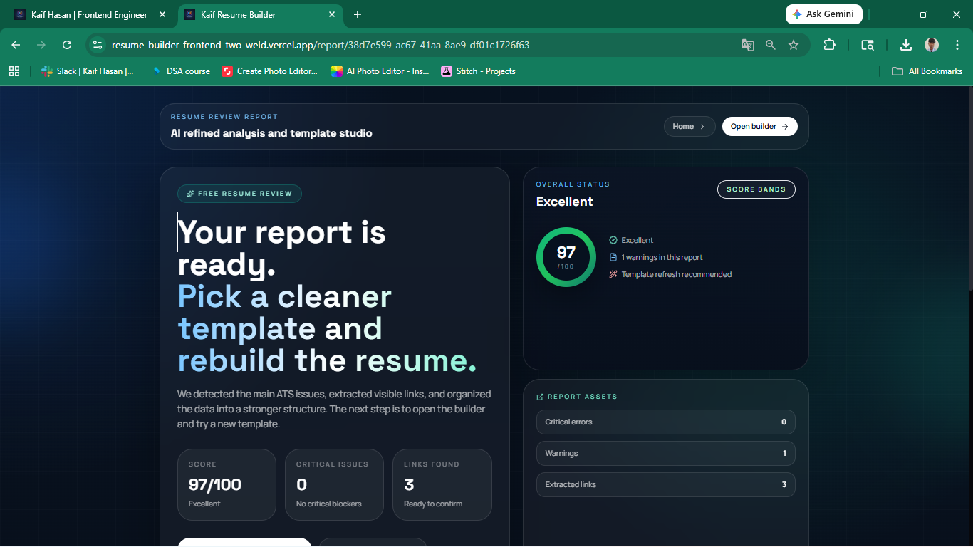 Kaif Resume Builder screenshot 3